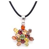NO RESERVE 5 Ct Silver Color Sapphire, Necklace