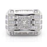 FINE JEWELRY  3.30 Ct Diamond 29 Gram 14K Ring