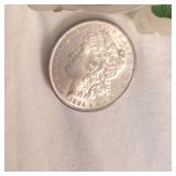 1884-0 Morgan silver dollar