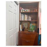 Walnut bookcase