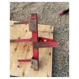 Bucket mount bale spear