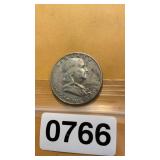 1954 Franklin half dollar