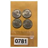 4 half dollars 1971