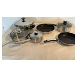 Miscellaneous pots and pans