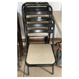 Folding chairs a lot of four