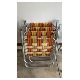 Lawn chairs-set of three