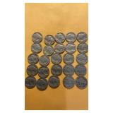 25 buffalo nickels