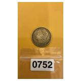 1921 Morgan silver dollar