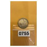 1898 Morgan silver dollar