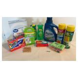 Assorted a lot of laundry and cleaning supplies