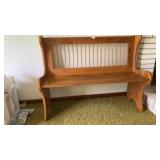 Oak bench