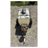 Pull type lawn sprayer 12 volt