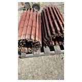 Lot of snow fence