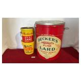 Lard Tins