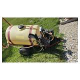 pull type lawn sprayer,motor needs replaced