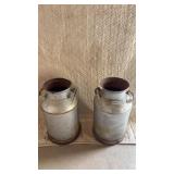 Two milk cans