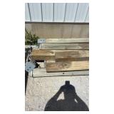 10 6 x 6 post minimum 12 foot long one is 9 foot