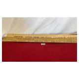 Vintage yard sticks Junior Myers,Yoder Equipment,