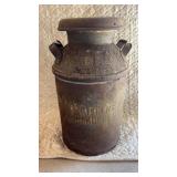Fisherï¿½s Wapakoneta, Ohio milk can