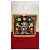 161/2 x 17 Vintage Skill Ball Tin game made in