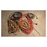 Electric power cords, miscellaneous lot