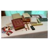Holy Bible Lot, prayer clothes, crucifixes