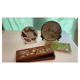 Decorative plates and box