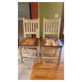 2 Amish made bar stools