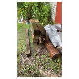 Wood 6x6 poles