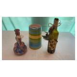 Miscellaneous glass vases