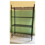 Metal shelving unit