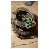 Garden hoses and soaker hoses and sprinkler