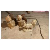 Concrete squirrels