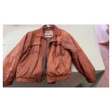 Leather jacket size large