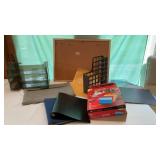 Office supplies, folders, hanging folders, cork