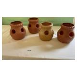Plastic terra cotta planters
