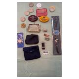 Coin, purses, watches, keychain, money clip,