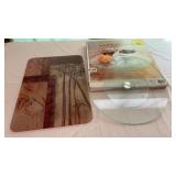 Cutting board and lazy Susan