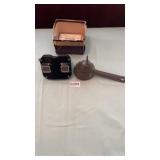 Vintage viewfinder and vintage ice cream scoop