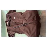 Brown coveralls size large