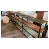 Metal shelving unit 10ï¿½ long