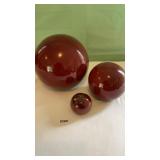 Ceramic garden balls