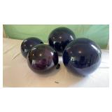 Ceramic garden balls