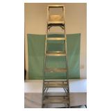 8ï¿½ aluminum step ladder  ( Keller)