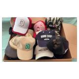 Box lot of hats