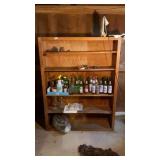 Cabinet and contents collectible pop bottles
