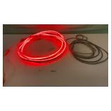 Red led rope light/extention cord