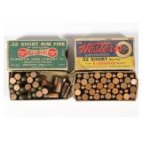 (2) Boxes Antique.32 Short. Remington & Western