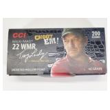 CCI 22 WMR 40gr Ammo - 200 rounds