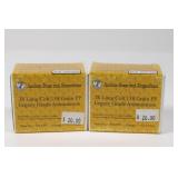 2 Boxes .38 Long Colt. Jamison Brass & Ammunition